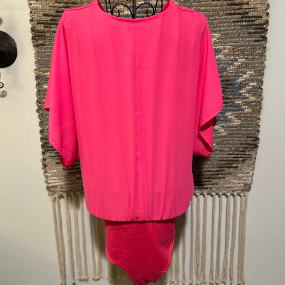 FSL Apparel Elegant Pink Women's Bodysuit - Picture 7 of 12